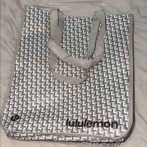 lululemon athletica Patterned Gray Tote